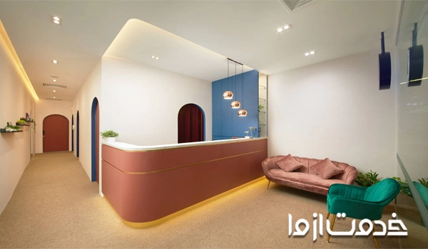 نورپردازی هوشمند و اصولی در بازسازی مطب